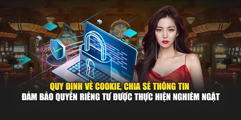 Quy định về cookie, chia sẻ thông tin đảm bảo quyền riêng tư được thực hiện nghiêm ngặt